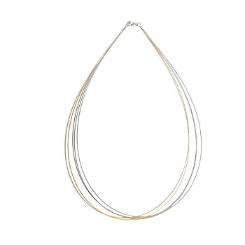 Wire halsrem bicolor