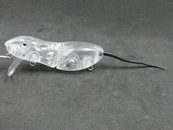 Mouse wakebait 6,5 cm - 9 grams inkl ögon