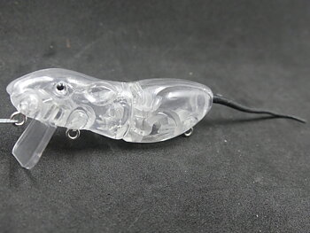 Mouse wakebait 6,5 cm - 9 grams inkl ögon