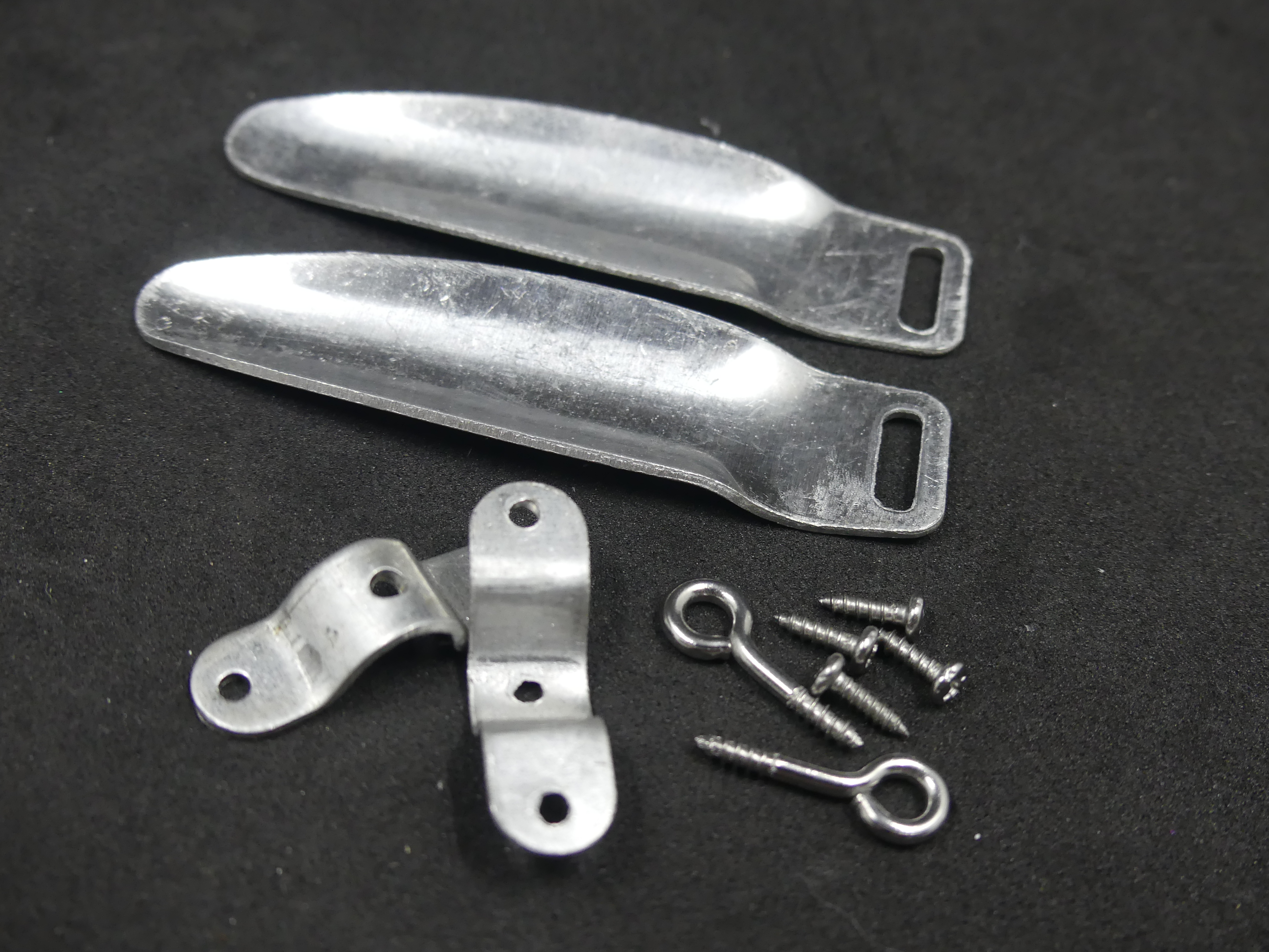 Aluminium topwater crawler wings