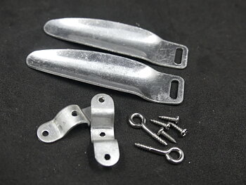 Aluminium topwater crawler wings