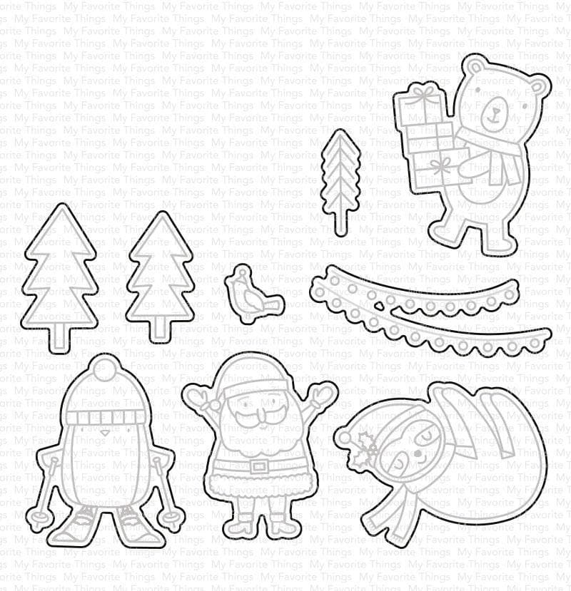 MY FAVORITE THINGS -Snow Globe Singles Die-namics