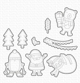 MY FAVORITE THINGS -Snow Globe Singles Die-namics