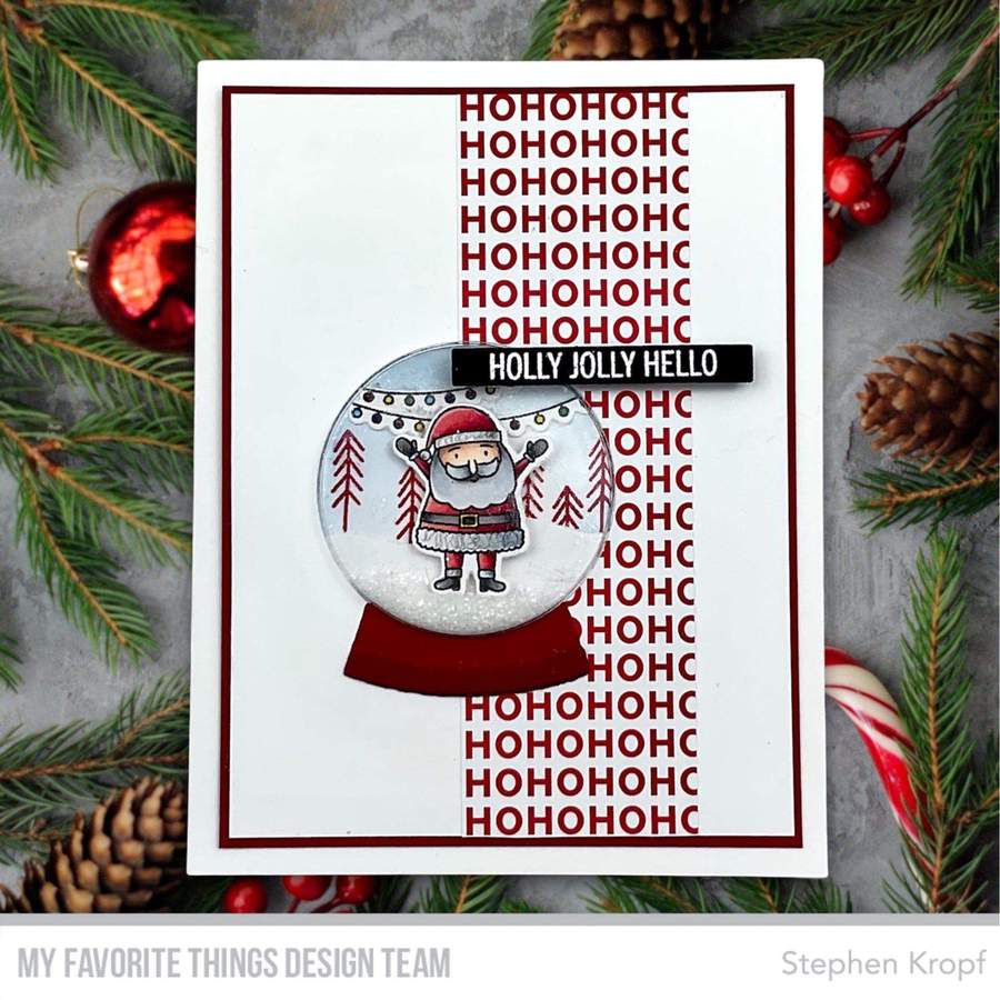 MY FAVORITE THINGS -Snow Globe Die-namics - 4