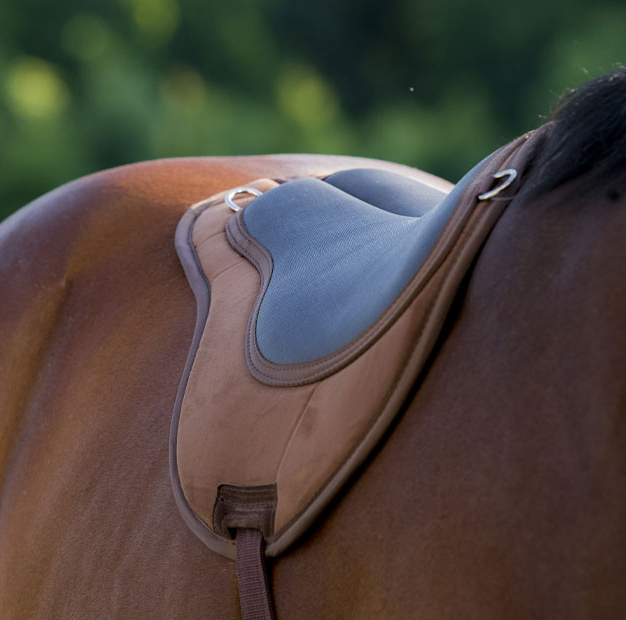 ThinLine® Ride pad / bareback saddle SuperCloseContact (incl. girth), black - 18