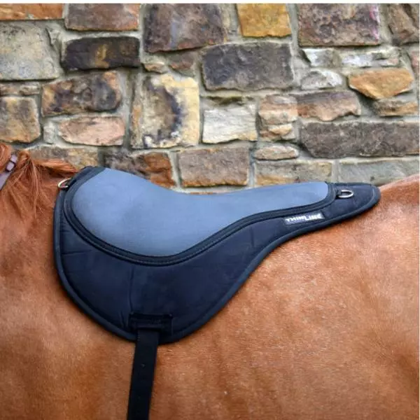 ThinLine® Ride pad / bareback saddle SuperCloseContact (incl. girth), black - 21