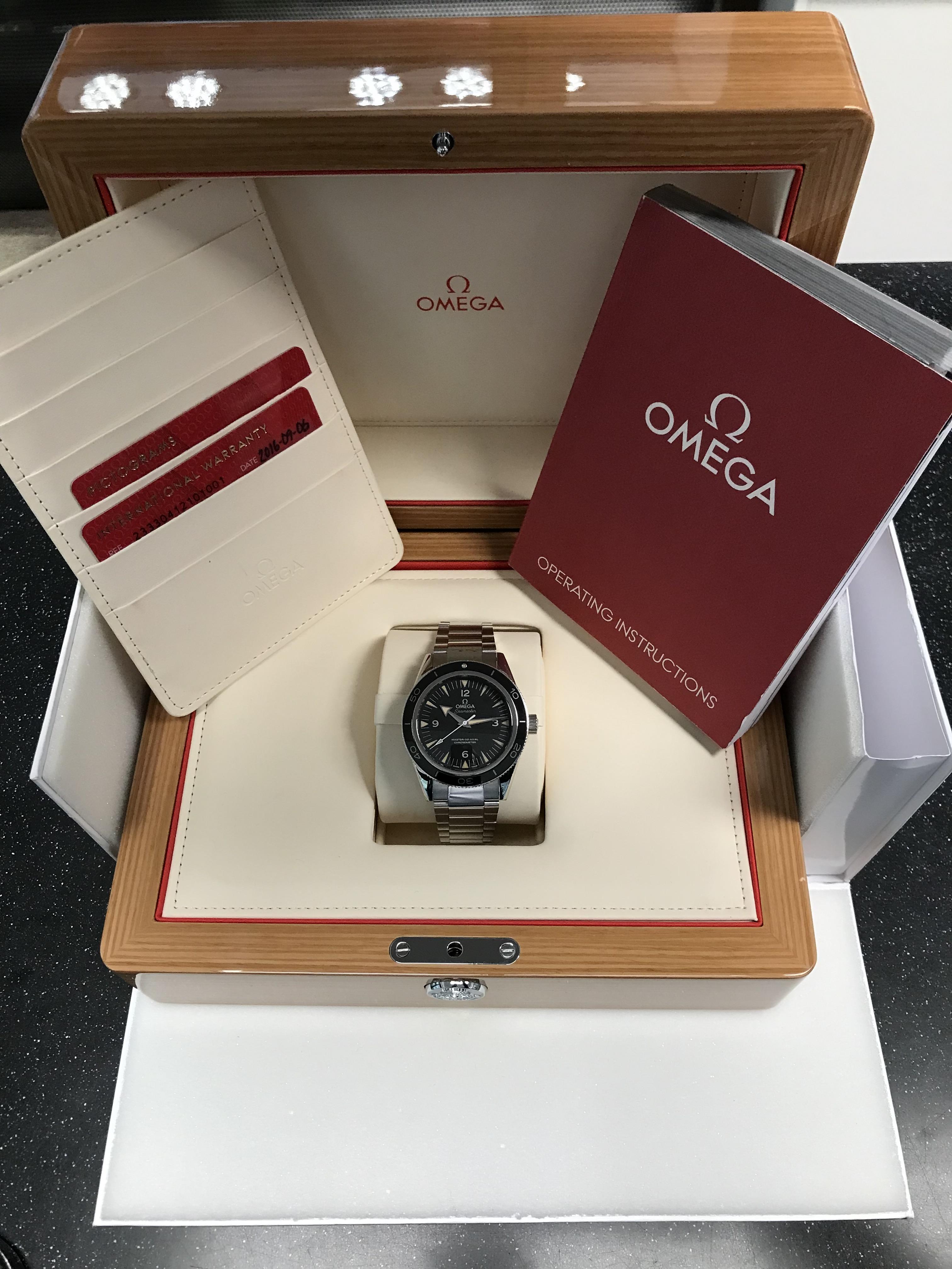 SÅLD 5 oktober 2021 för 39.900:- Omega Seamaster 300 Master Co-Axial Chronometer 41 mm Svart - 2