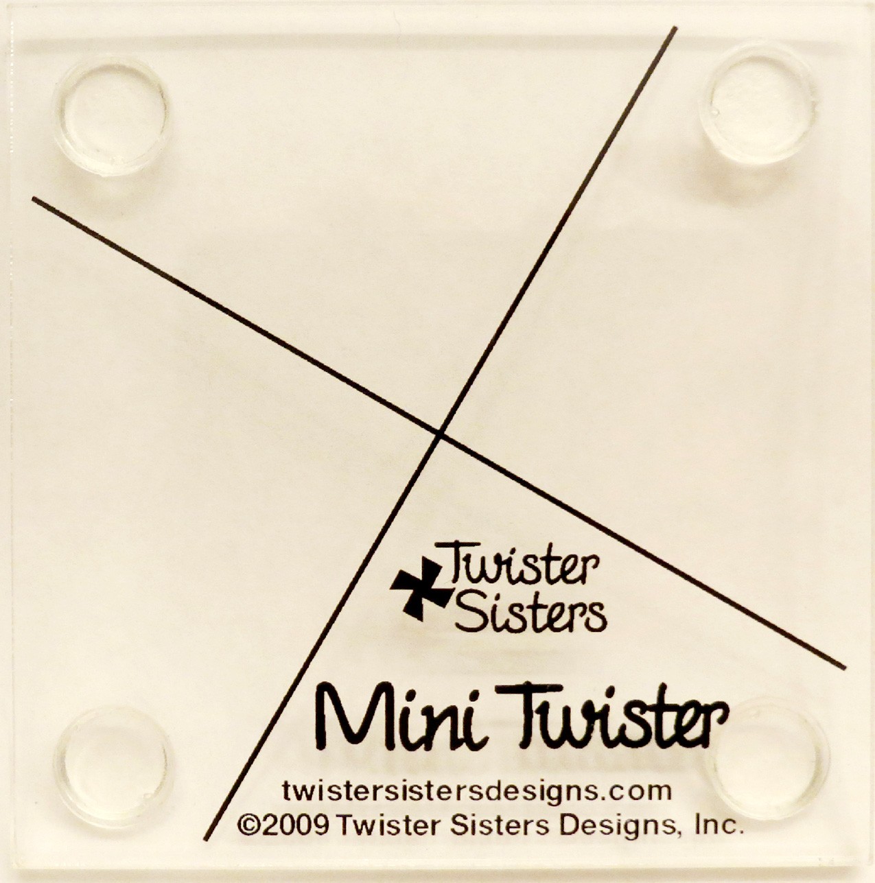 Mini Twister Pinwheel Template / Linjal - 3