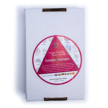 Rough Minerals Power Box 10 Golden Triangle  ±800-900 Gr.