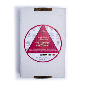 Rough Minerals Power Box 8 Inner Strength And Wisdom  ±500-650 Gr.