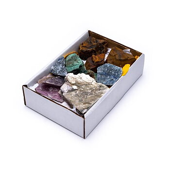 Rough Minerals Power Box 8 Inner Strength And Wisdom  ±500-650 Gr.