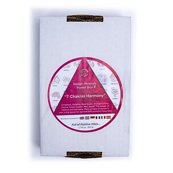 Rough Minerals Power Box 7 Chakra Harmony  ±750-850 Gr.
