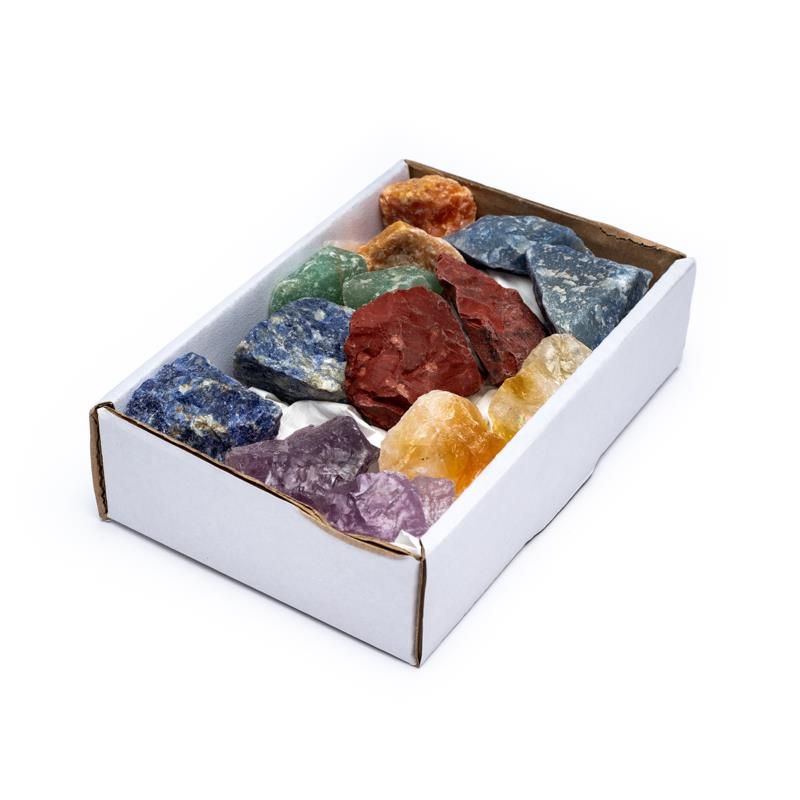 Rough Minerals Power Box 7 Chakra Harmony  ±750-850 Gr.