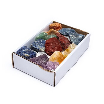 Rough Minerals Power Box 7 Chakra Harmony  ±750-850 Gr.