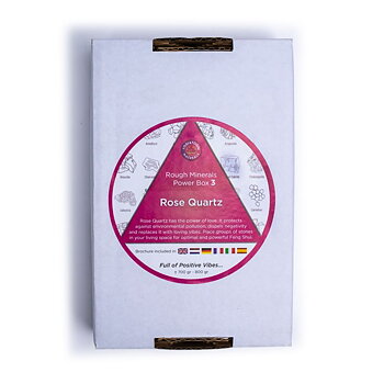 Rough Minerals Power Box 3 Rose Quartz  ±700-800 Gr.