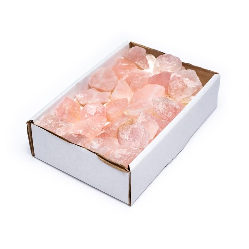 Rough Minerals Power Box 3 Rose Quartz  ±700-800 Gr.