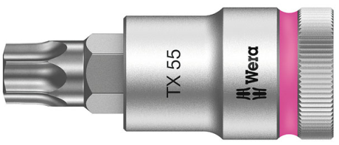 Torx Bitshylsa 1/2" T55, Wera