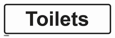 "Toilets" skylt - IMPA 33.2918