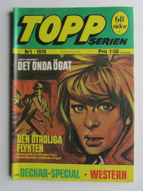 Toppserien 1970 01 Vg+