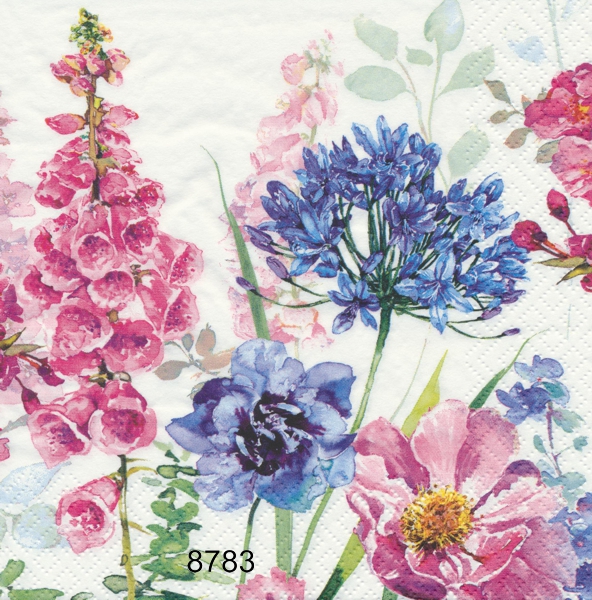 Blandade blommor