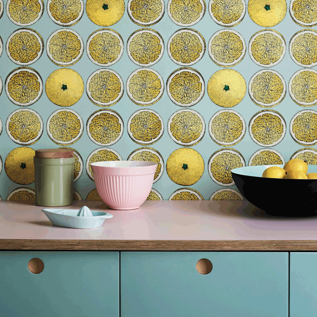 TAPET ARANCE, Lemon & Seafoam - 4