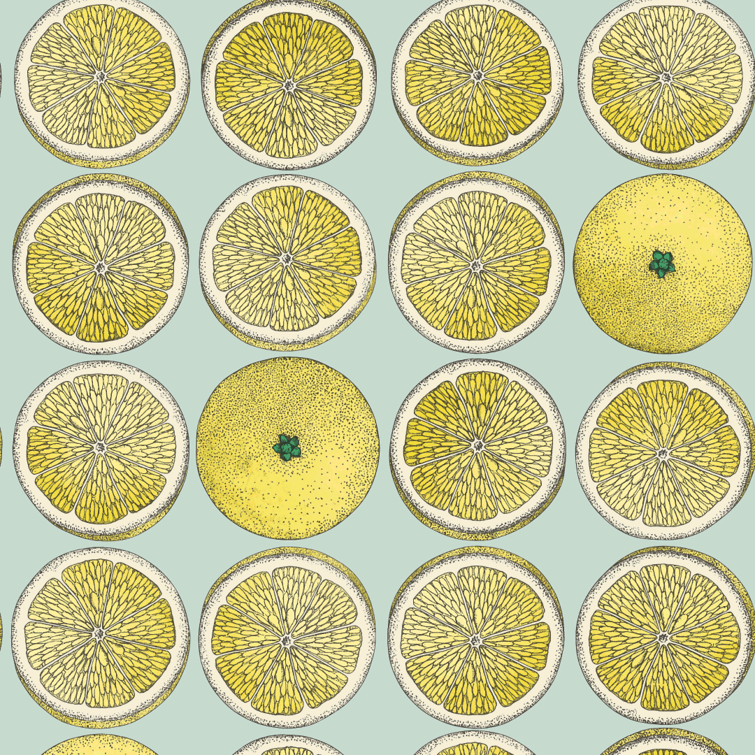 TAPET ARANCE, Lemon & Seafoam - 2