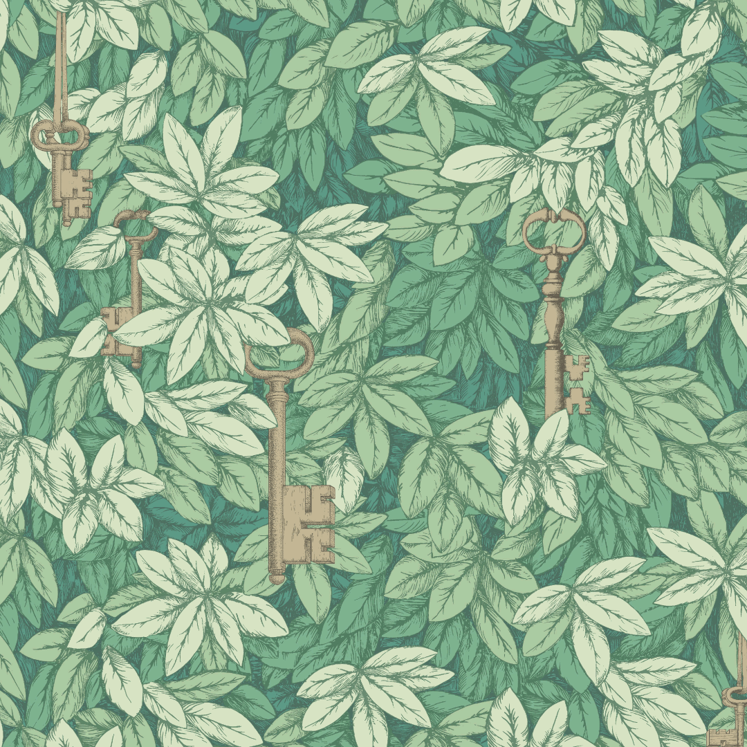 TAPET CHIAVI SEGRETE, Forest Green - 2