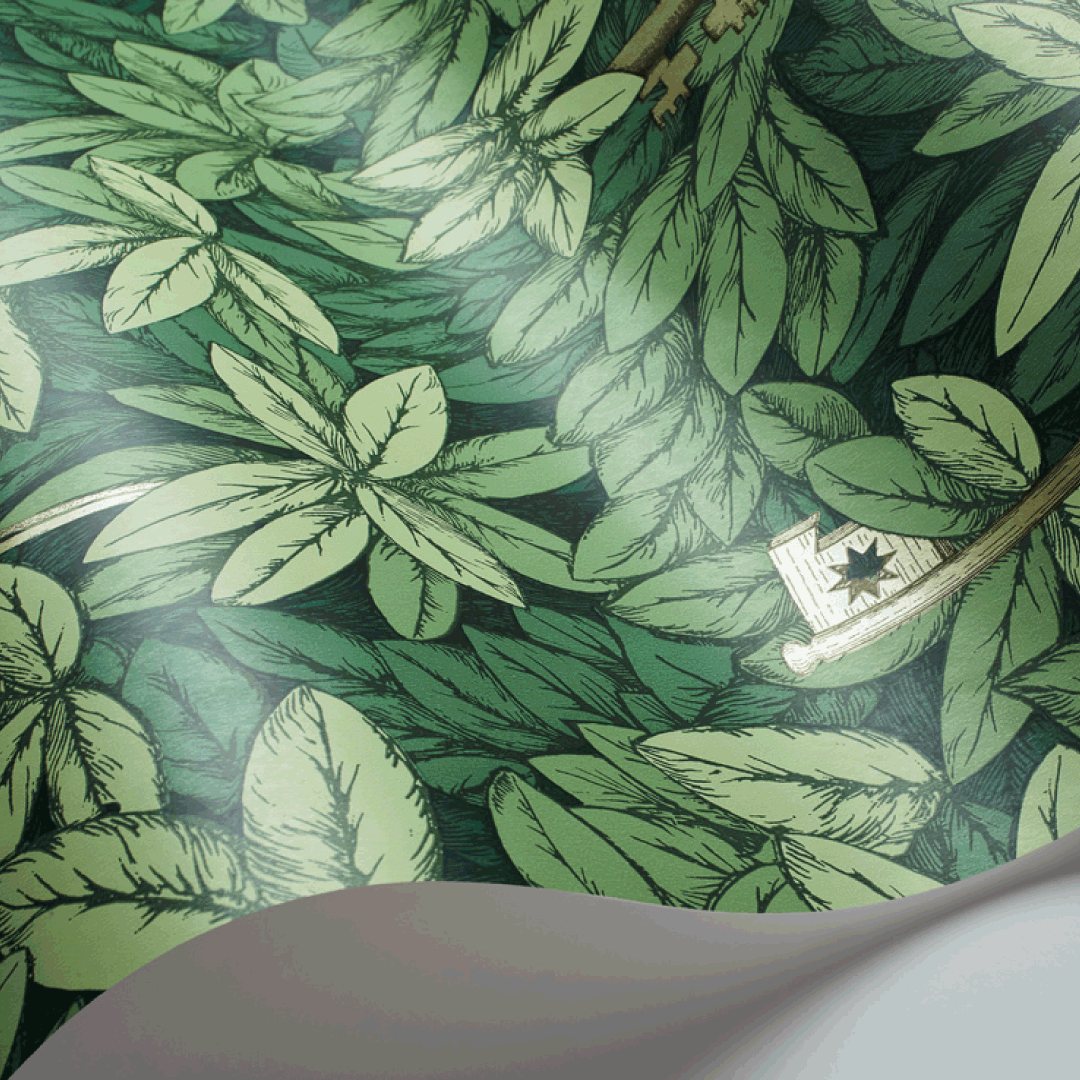 TAPET CHIAVI SEGRETE, Forest Green - 3