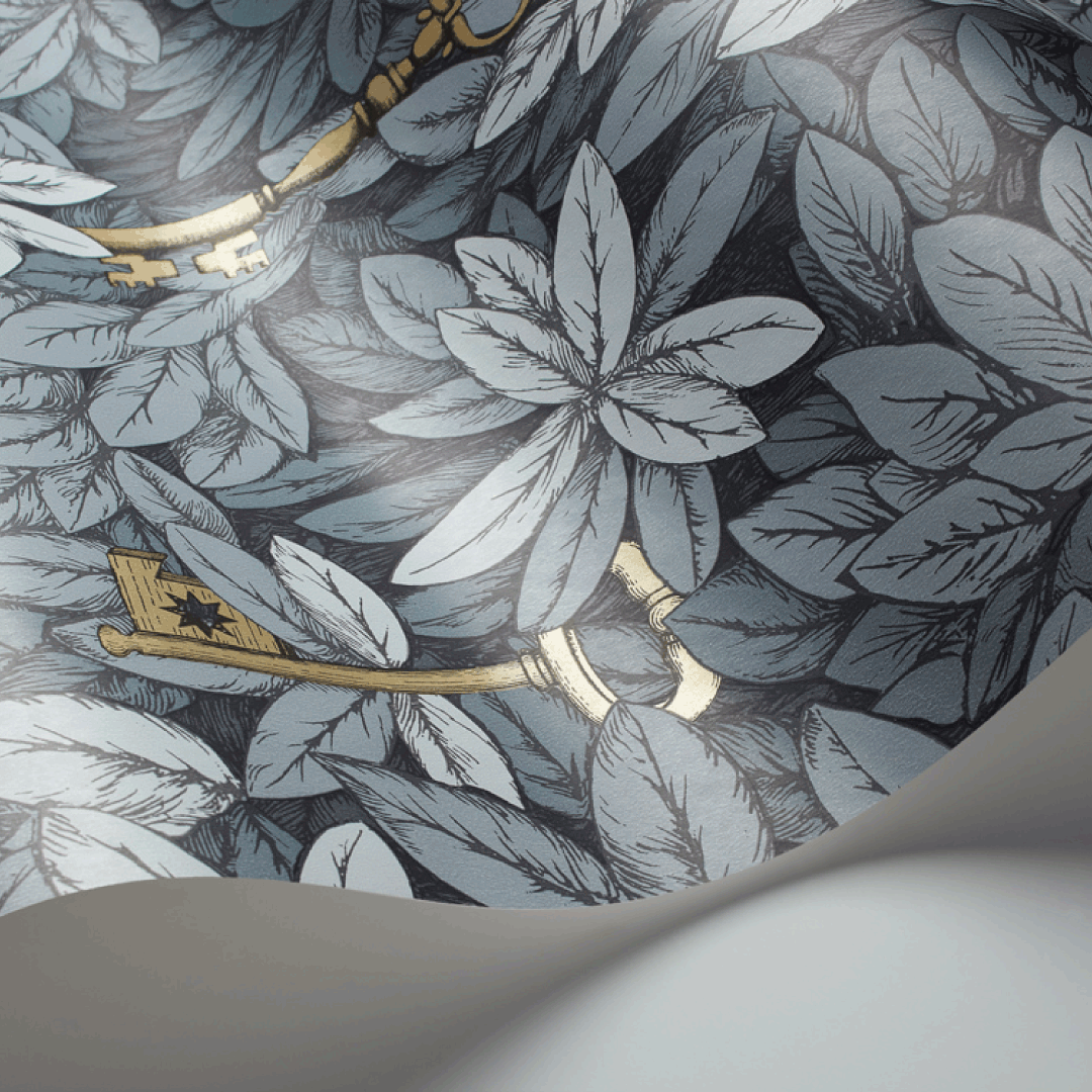 TAPET CHIAVI SEGRETE, Slate Blue & Gray - 2