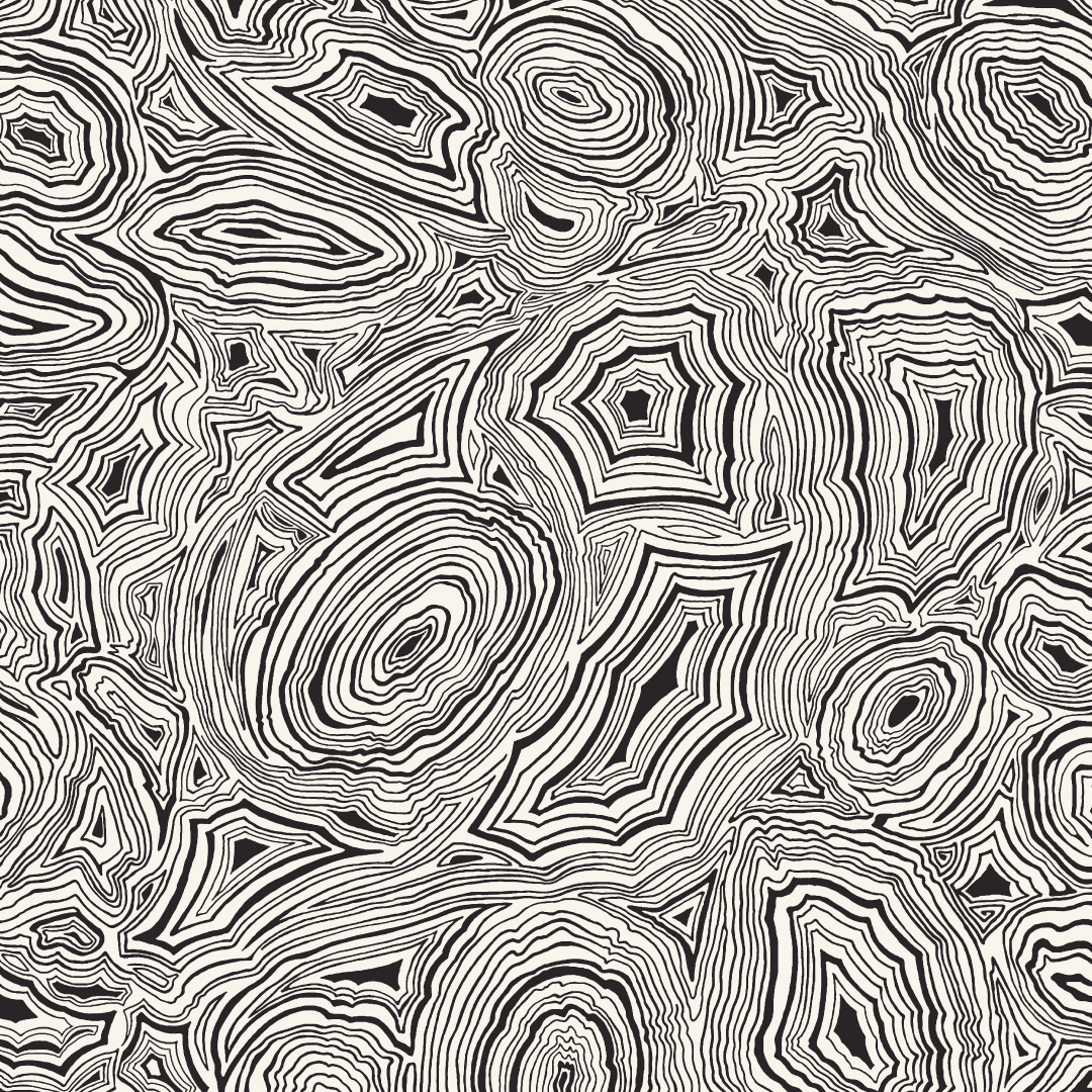 TAPET MALACHITE, black & white