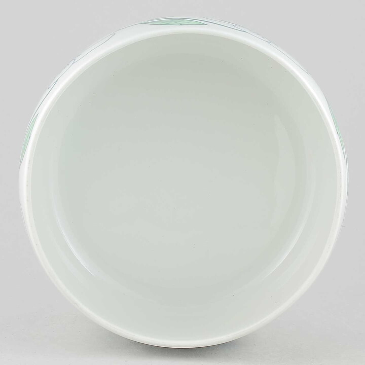 Sylvia Leuchovius (Sylvia 1976) Rounded Bowl with Viola Decor 17/8 cm