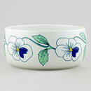 Sylvia Leuchovius (Sylvia 1976) Rounded Bowl with Viola Decor 17/8 cm