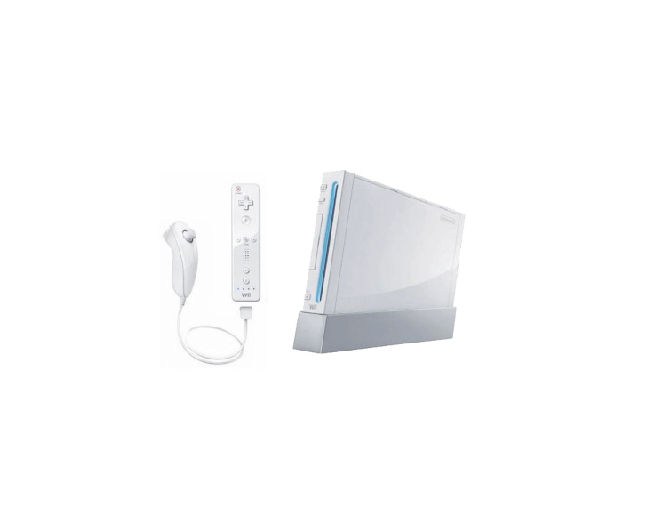 Wii konsol vit