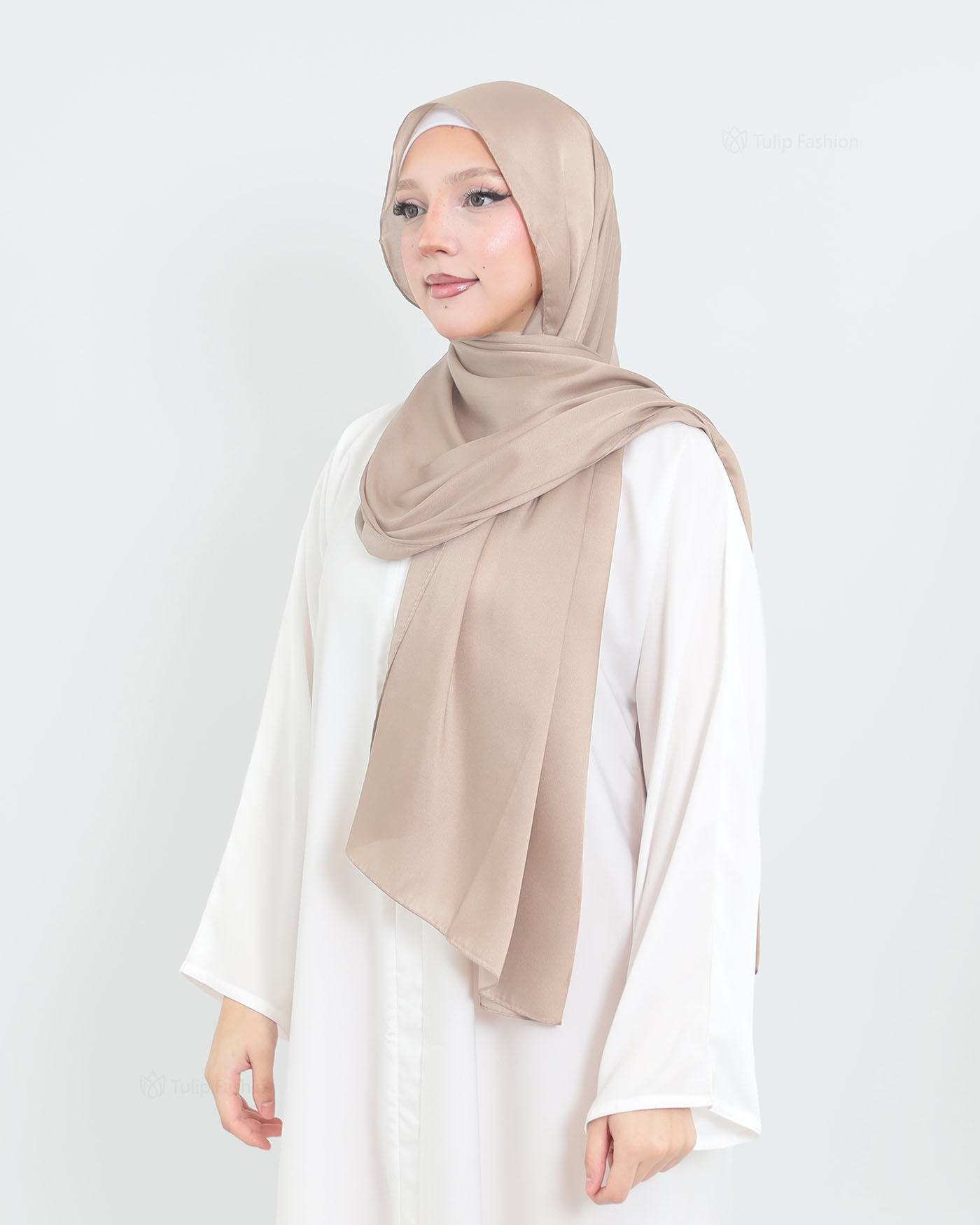 Hijab - Sonia - Nude Beige - 2