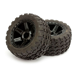 Pro-Line 1175-11 Dirt Hawg Tires 2.8" Mounted with Desperado Wheels (2)