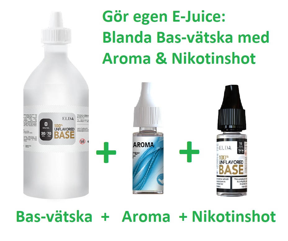 100 ML Bas-vätska VG60/PG40 - 2