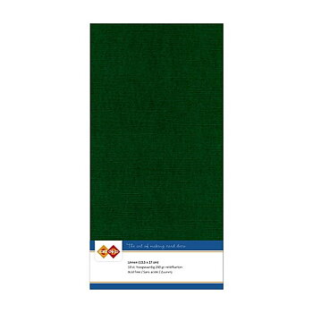 Card Deco Linen - 4K - Christmas Green 10-p