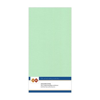 Card Deco Linen - 4K - Middle Green 10-p