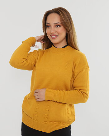 Pocket Sweater - Mustard