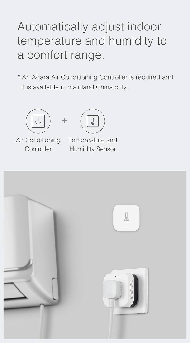 Aqara Temperatur, Luftfuktighet & Lufttrycks Sensor - 2