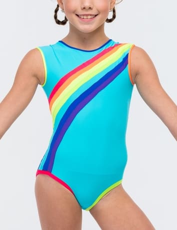 Ljusblå gymnastikdräkt  från RG Leotard - 2