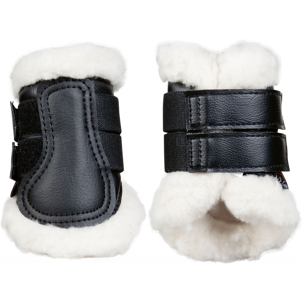 Frambensskydd mini-shetlandsponny svart