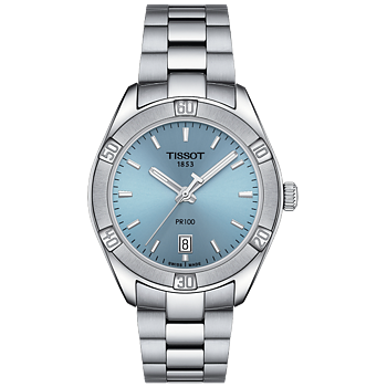 Tissot T101.910.11.351.00 Tissot PR 100 Sport Chic 36 isblå