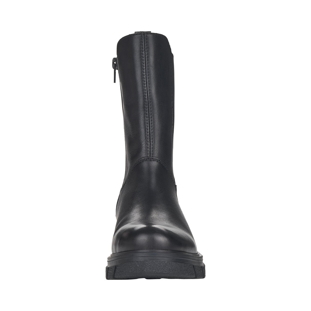 Rieker Damboots Fleecefodrad Skinn Svart - 6