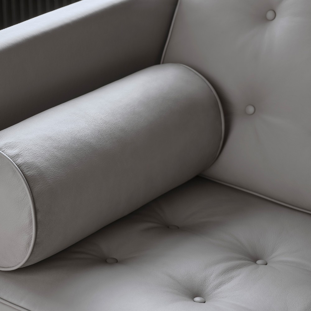 Ritzy 2-seater sofa (Dakota leather) - Dux  - 3