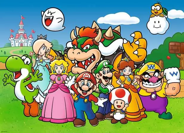 Super Mario 100 XXL Bitar Ravensburger