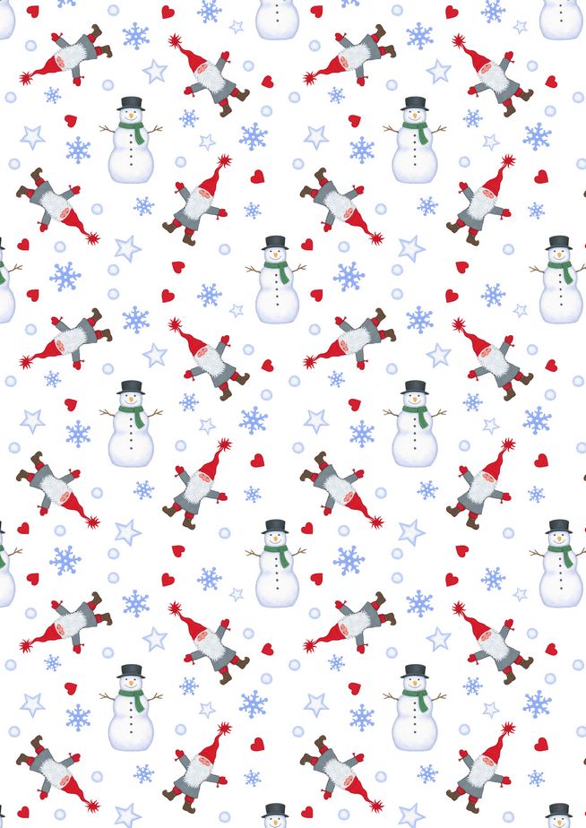 Tomten and Snowman