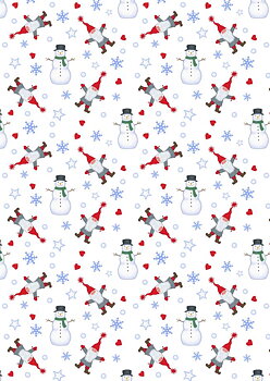 Tomten and Snowman