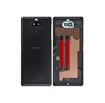 Sony Xperia 10 Baksida med tejp Original  - Svart