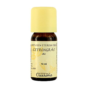 Ekologisk eterisk olja av citrongräs från Crearome 10ml